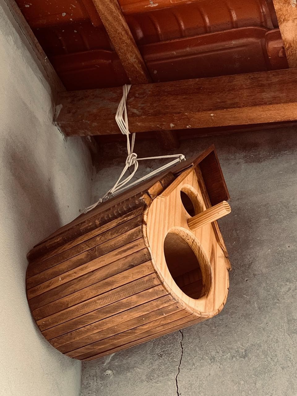 Outra idéia para casinha de passarinhos